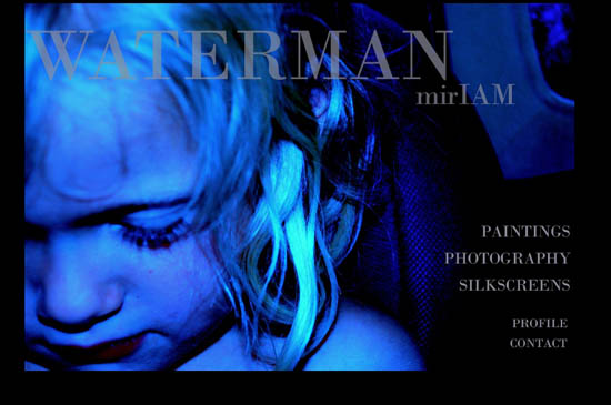 website for Miriam Waterman